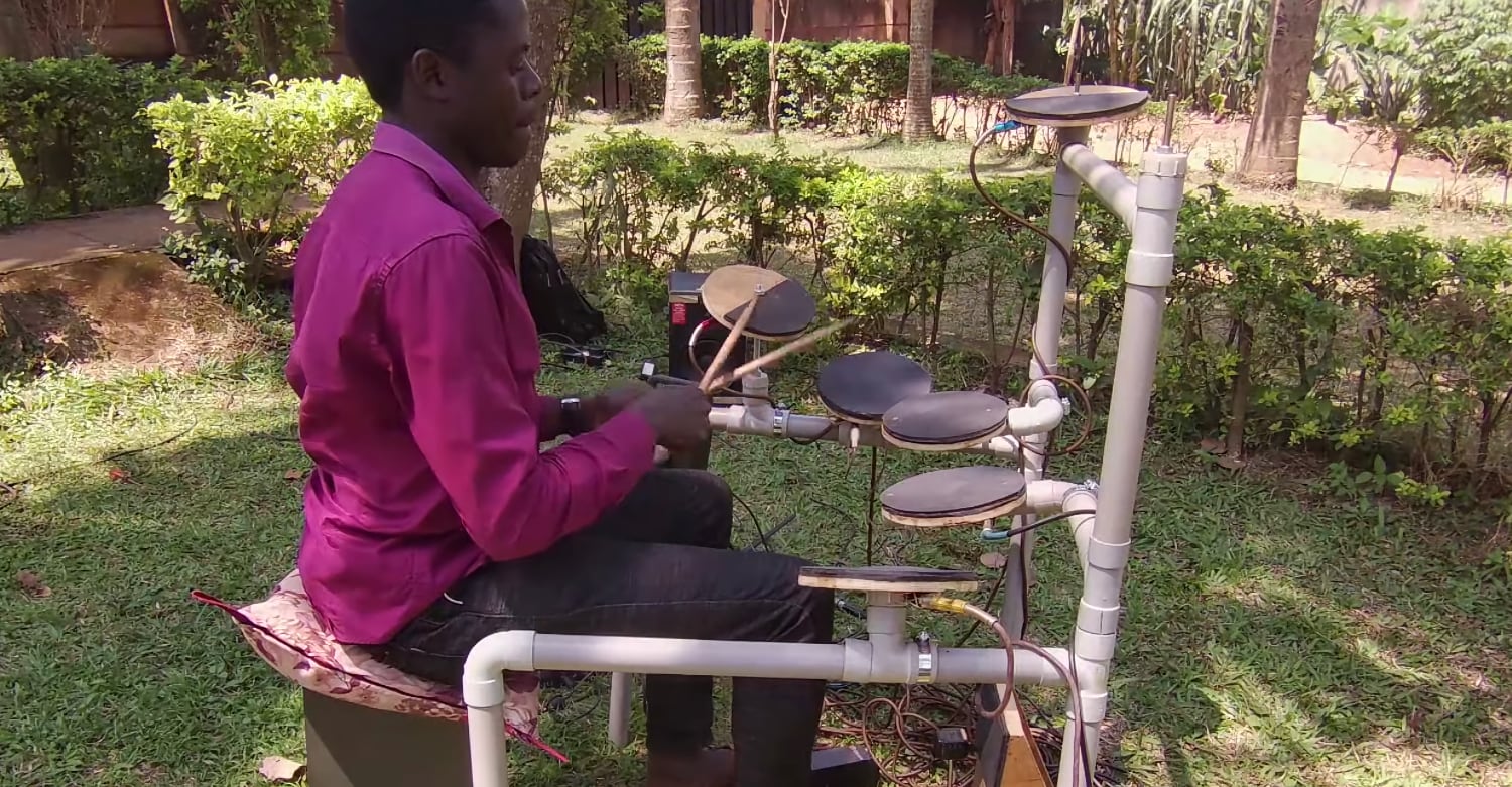 How To Make A DIY VelocitySensitive Electronic Drum Kit For About 50