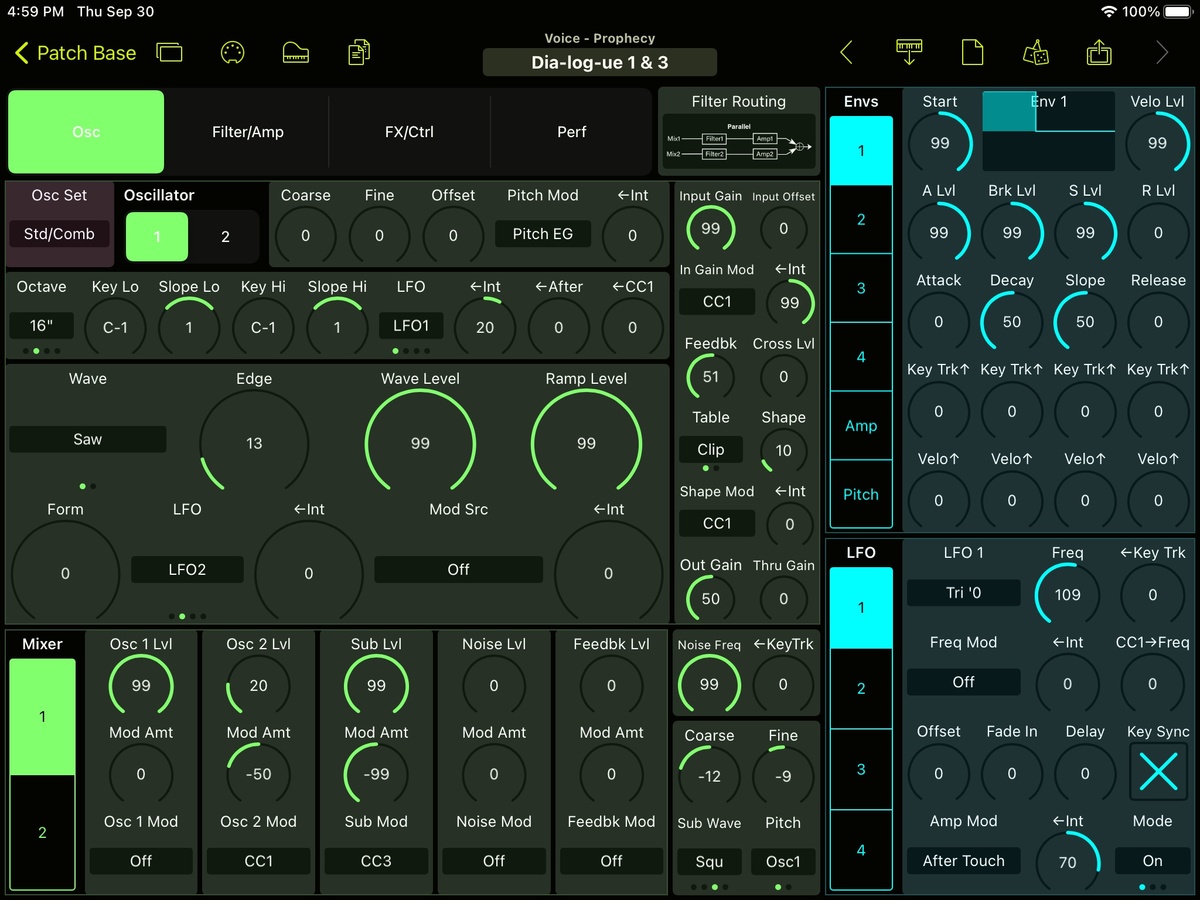 Patch Base Synth Editor Updated To Support Prophecy Synthtopia