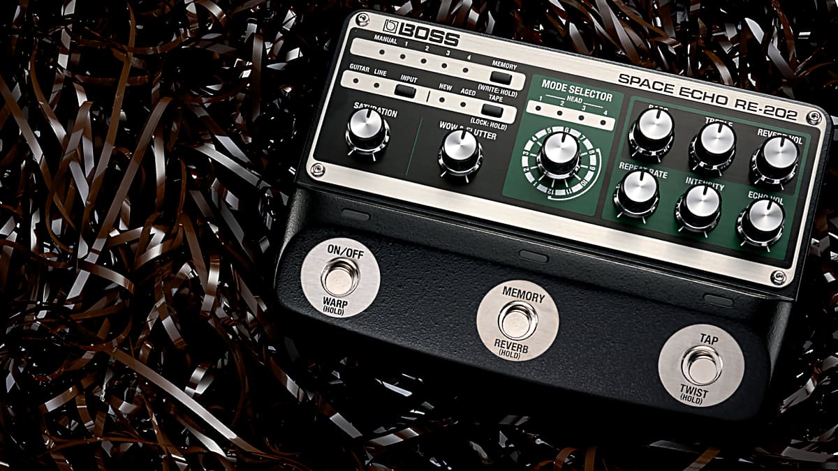 BOSS Intros ‘Next Generation’ RE202 Space Echo, Compact RE2 Space