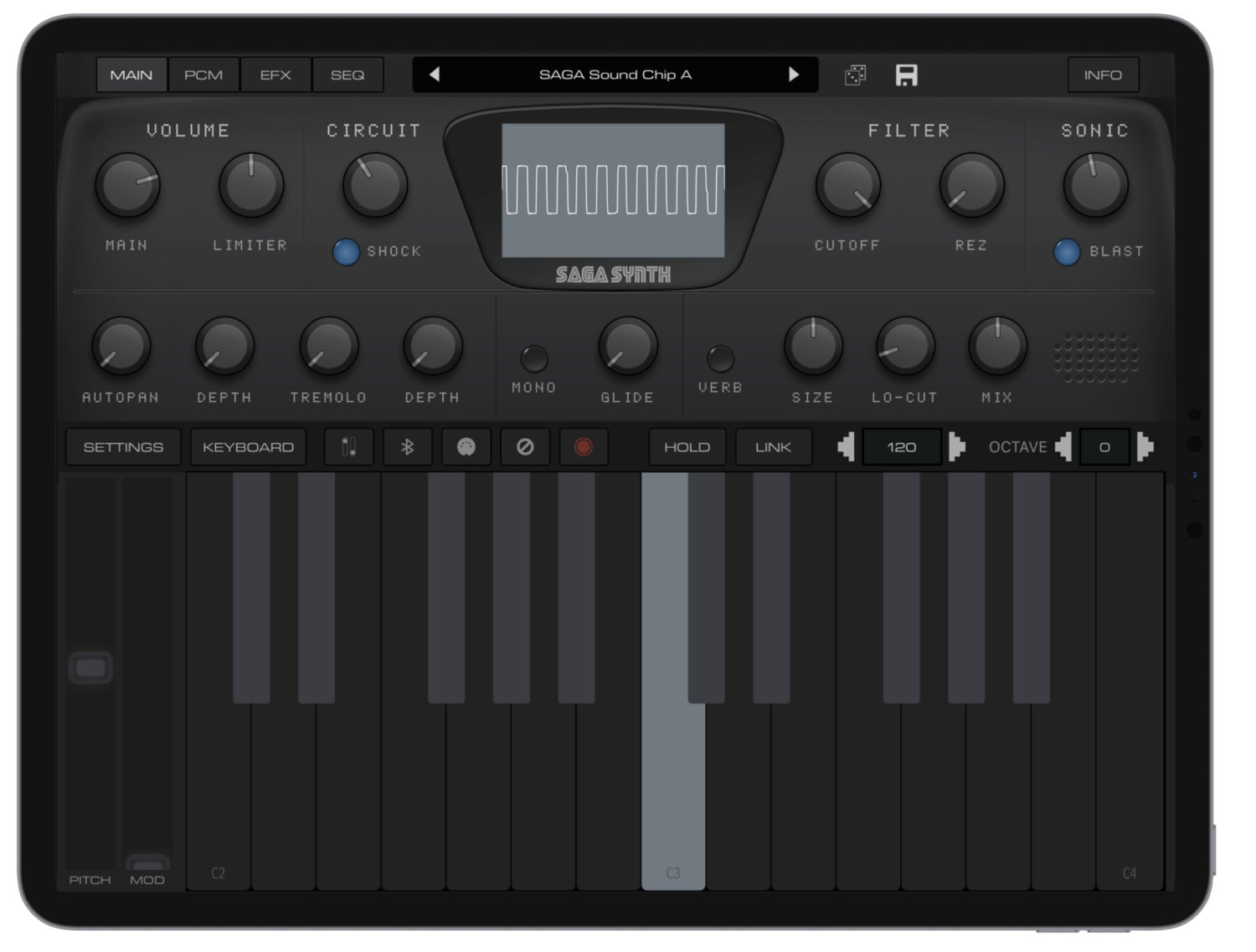 ‘Superfun Retro 16bit Video Game Synth’ For iOS Now Available, SAGA
