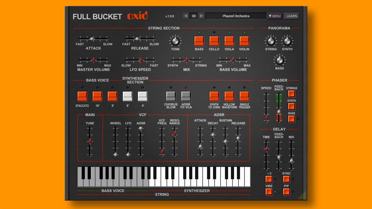 Free Software Synth, Oxid, Emulates Classic Paraphonic String Synth