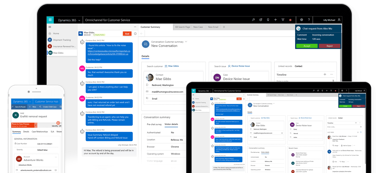 Microsoft Dynamics 365 for Customer Service Ireland and