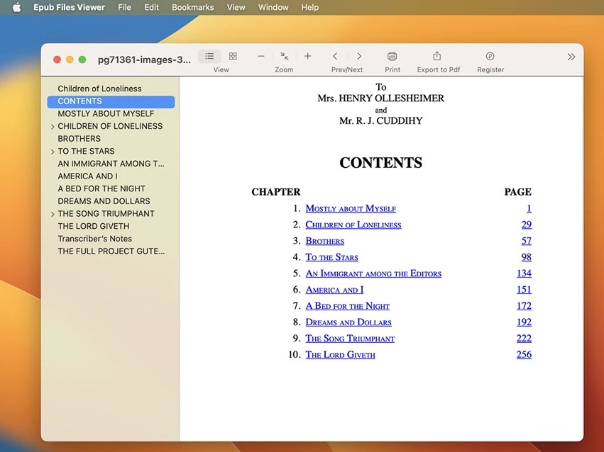 How to Read Epub Files on Mac