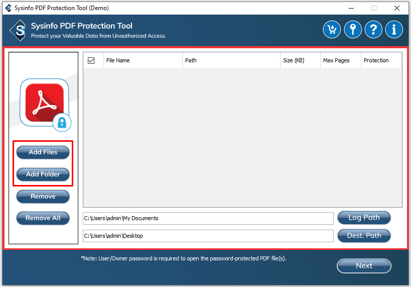 How to protect PDF Files by Using PDF Protection Tool