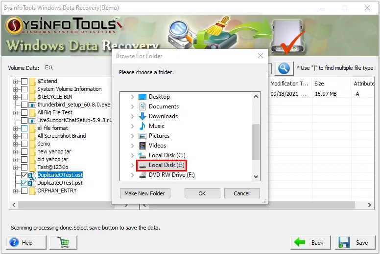 SysInfo Windows Data Recovery