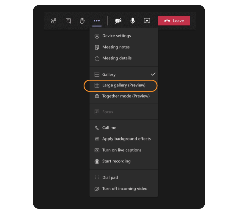 How to see everyone on a Microsoft Teams Meeting?