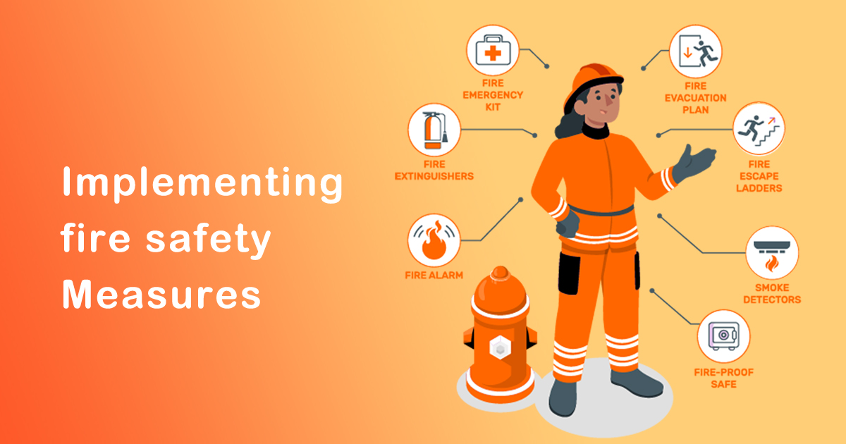 Implementing fire safety measures in industrial facilities using EAM