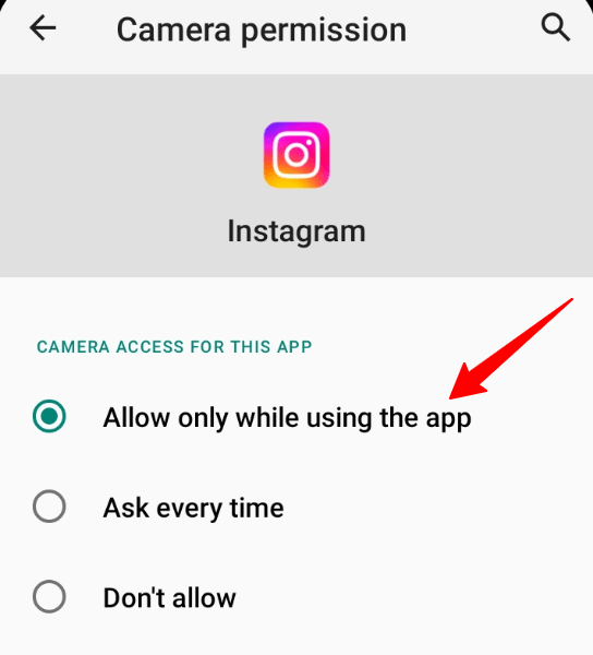 How to Enable Camera Access on Instagram (Android and iPhone) Sysprobs