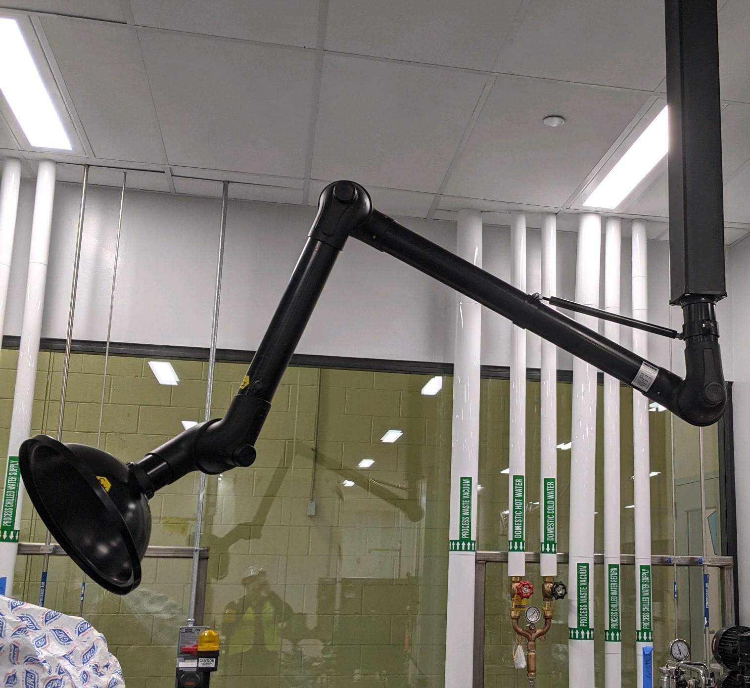 Laboratory Fume Extraction Arm Movex Model ME 75 ESD Version