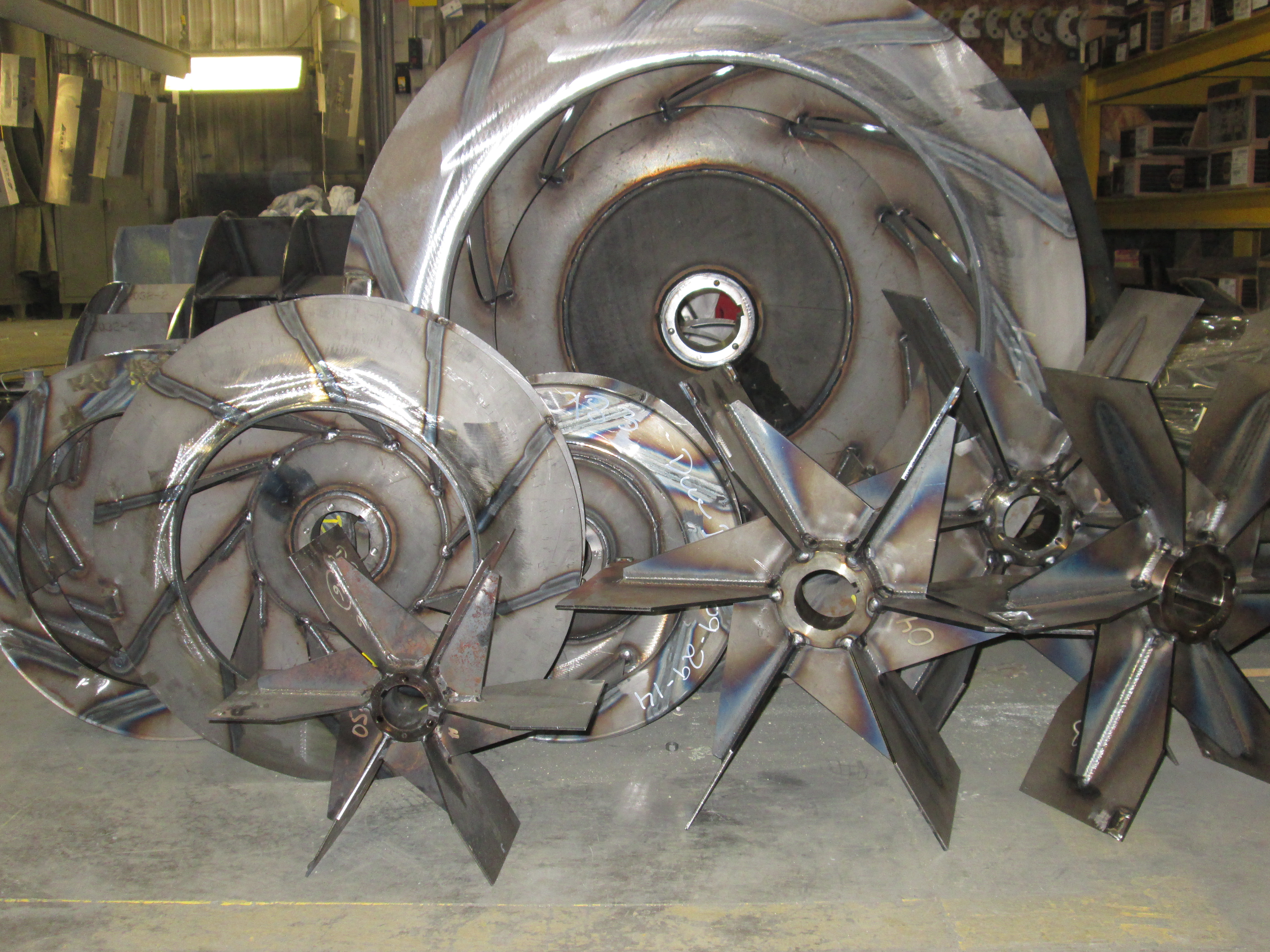 Fan Wheel Replacement Fan wheel refurbishing Fan wheel repair