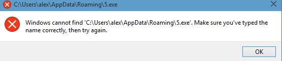 How to make changes to appdata roaming folder?