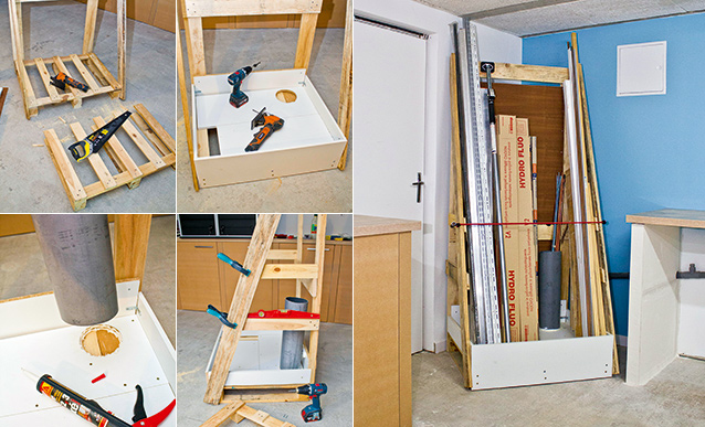 Fabriquer un rangement d'atelier avec du bois de palette Fabriquer un rangement d'atelier avec du bois de palette
