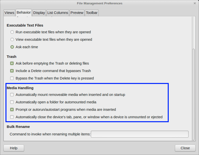 How to disable auto mounting on Linux Mint Cinnamon? SysTutorials