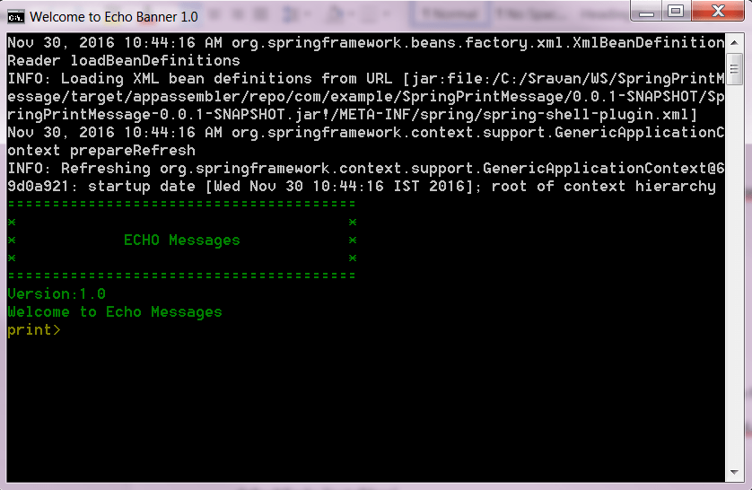 Spring Shell Technology For Java development SysTutorials