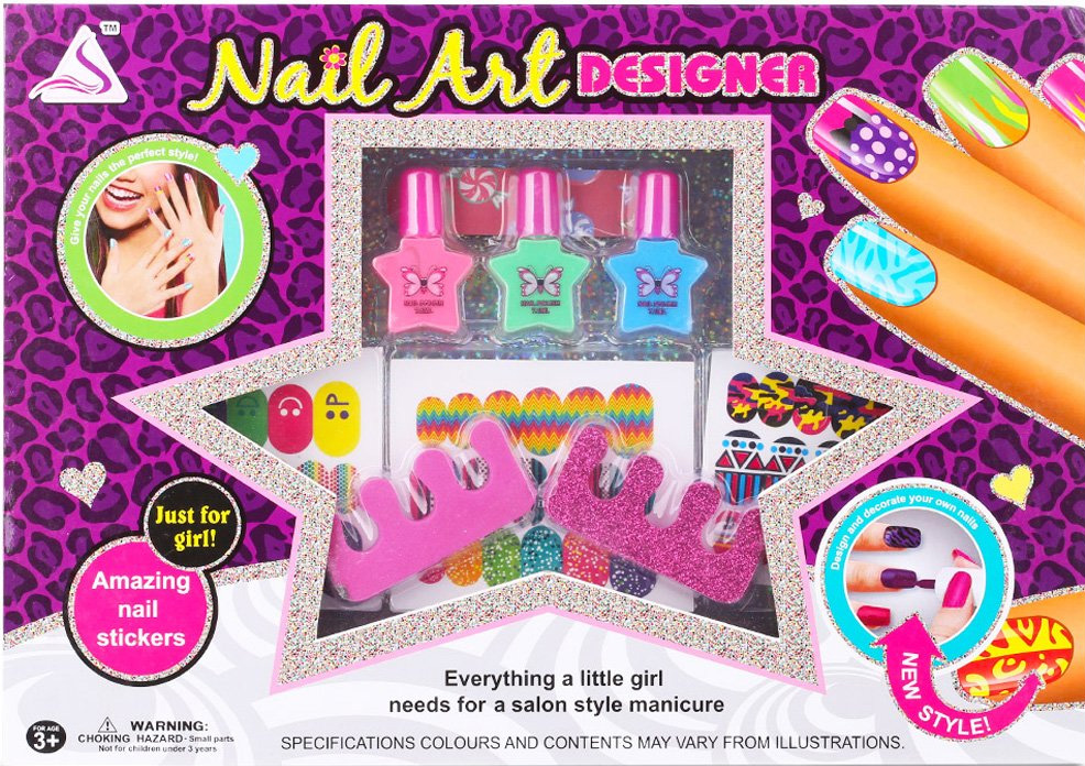 DESIGNED NAIL ART KITS FOR GIRLS