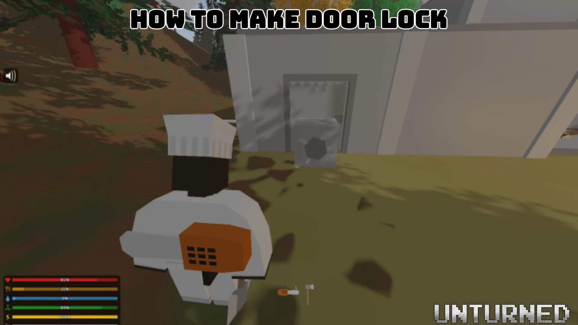 How To Make Door Lock In Unturned