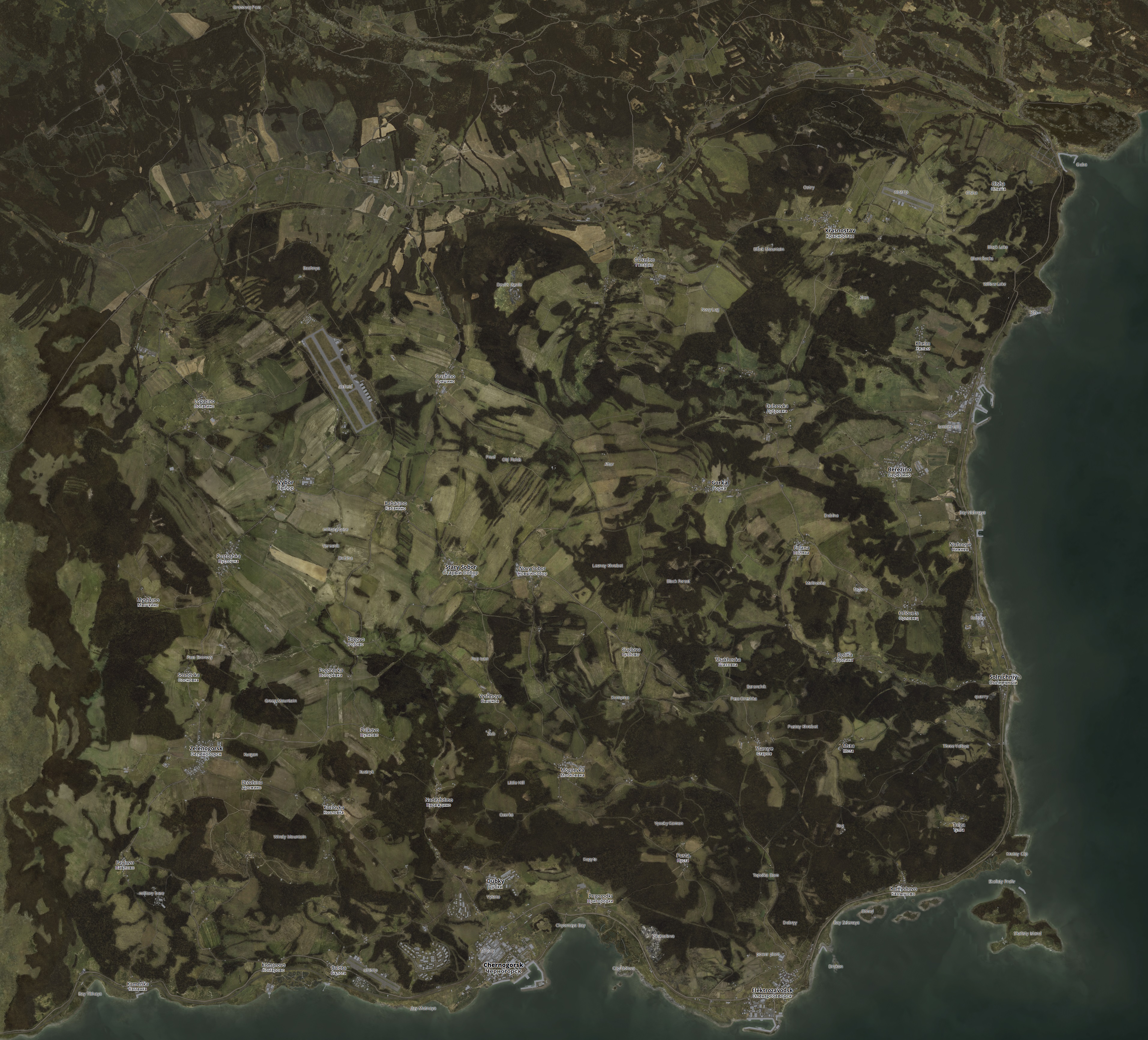 High Resolution Dayz Map Xbox One Day Z Map The One Gaming Nation