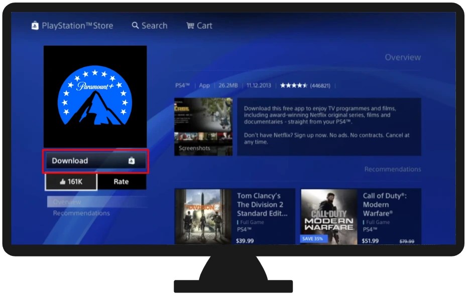 How to get Paramount Plus on PS5 TabTV