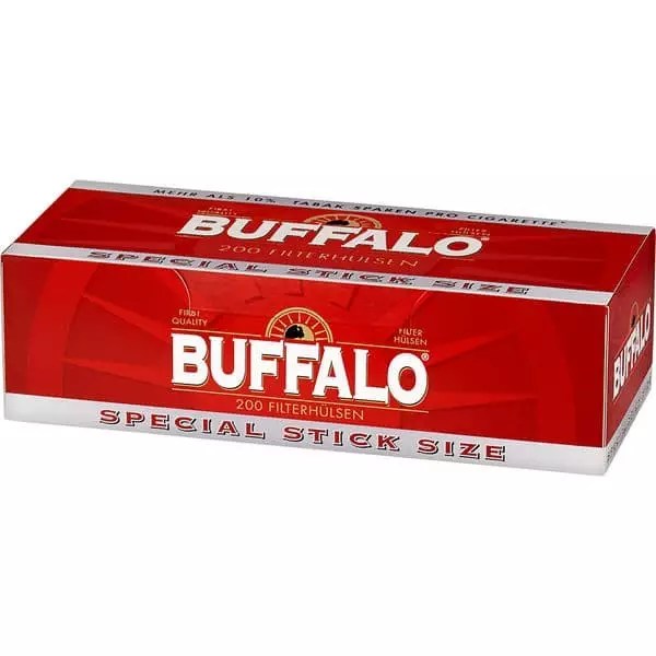 Buffalo Spezial Zigarettenhülsen kaufen TABAKMARKET.DE