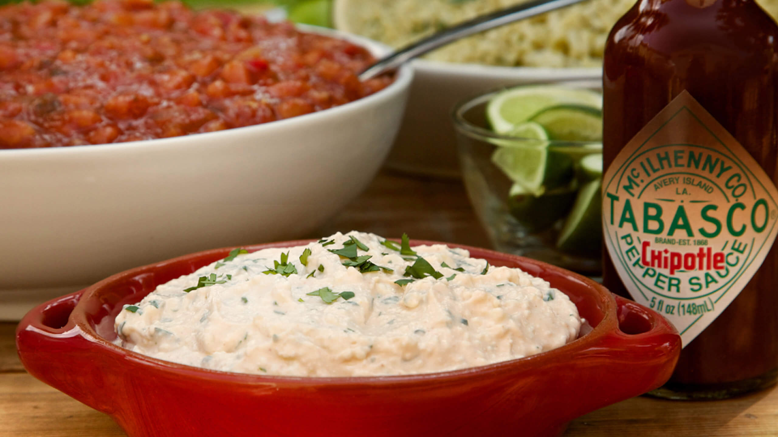 TABASCO® Recipes Chipotle Cream & Mexican Cheese