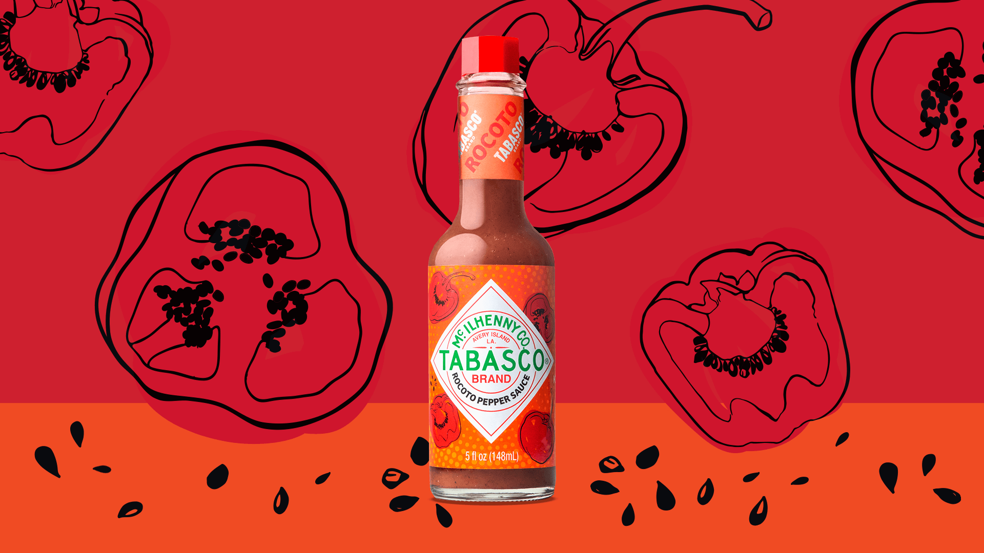Fresh From Our Flavor Lab TABASCO® Rocoto Pepper Sauce TABASCO® Brand