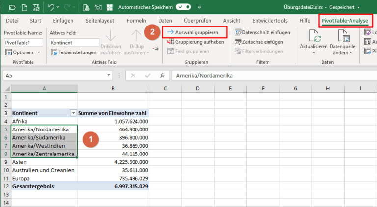 Der Horror geht weiter PivotTabellen Teil 2 Der Tabellenexperte