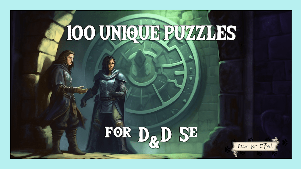 100 Unique Puzzles for D&D 5e! Tabletop Analytics