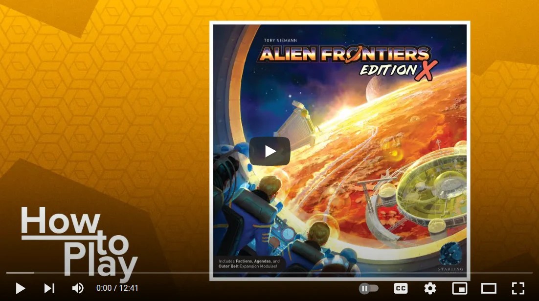 Alien Frontiers Edition X