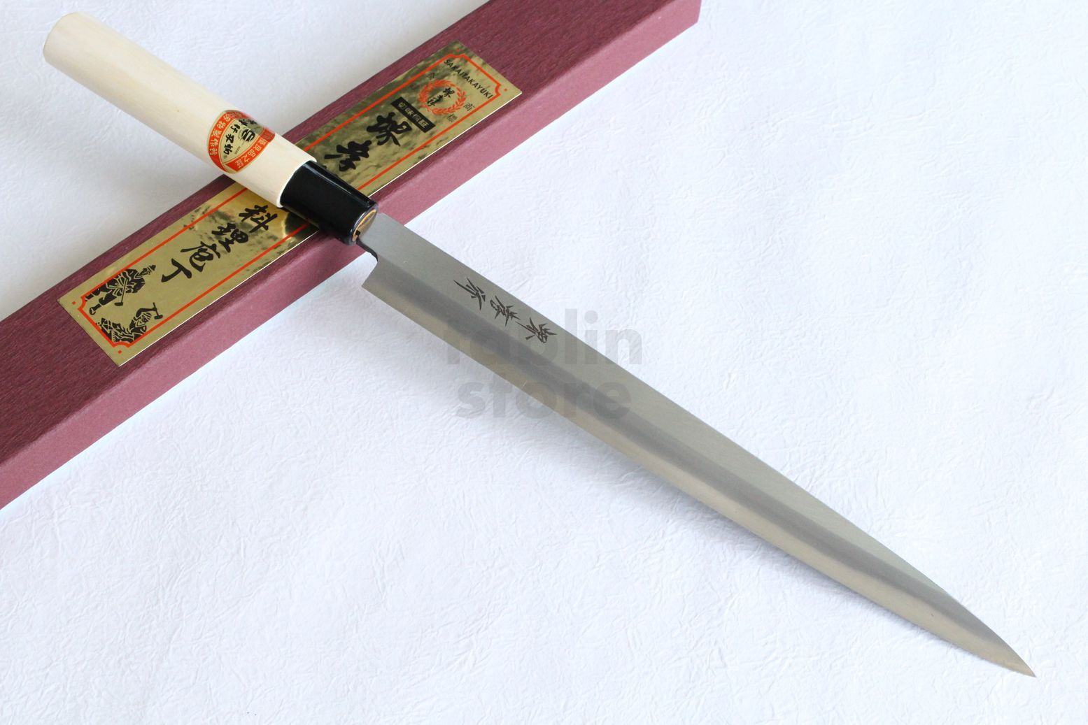 SAKAI TAKAYUKI kasumitogi white steel Fugu hiki Sashimi knife variety