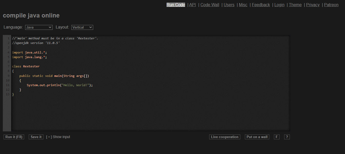 Top 10 online Java compilers Tabnine