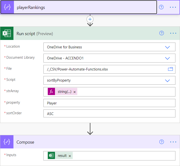 How to sort an array of objects with Power Automate