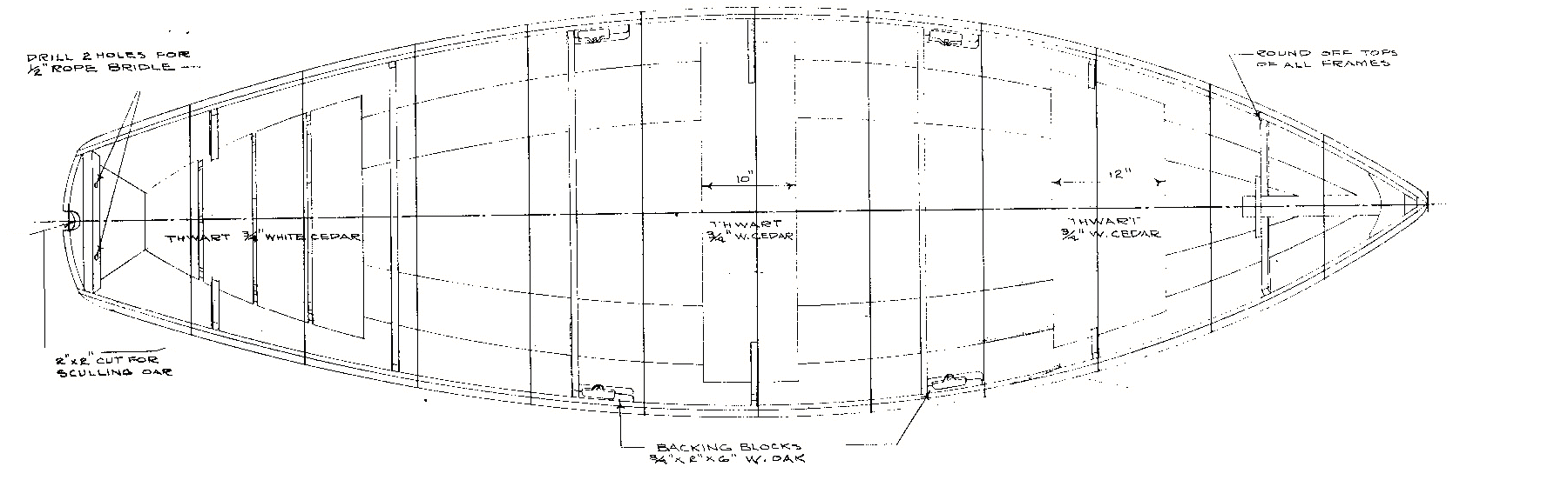 Francis Kinney Dory Row Boat rowing
