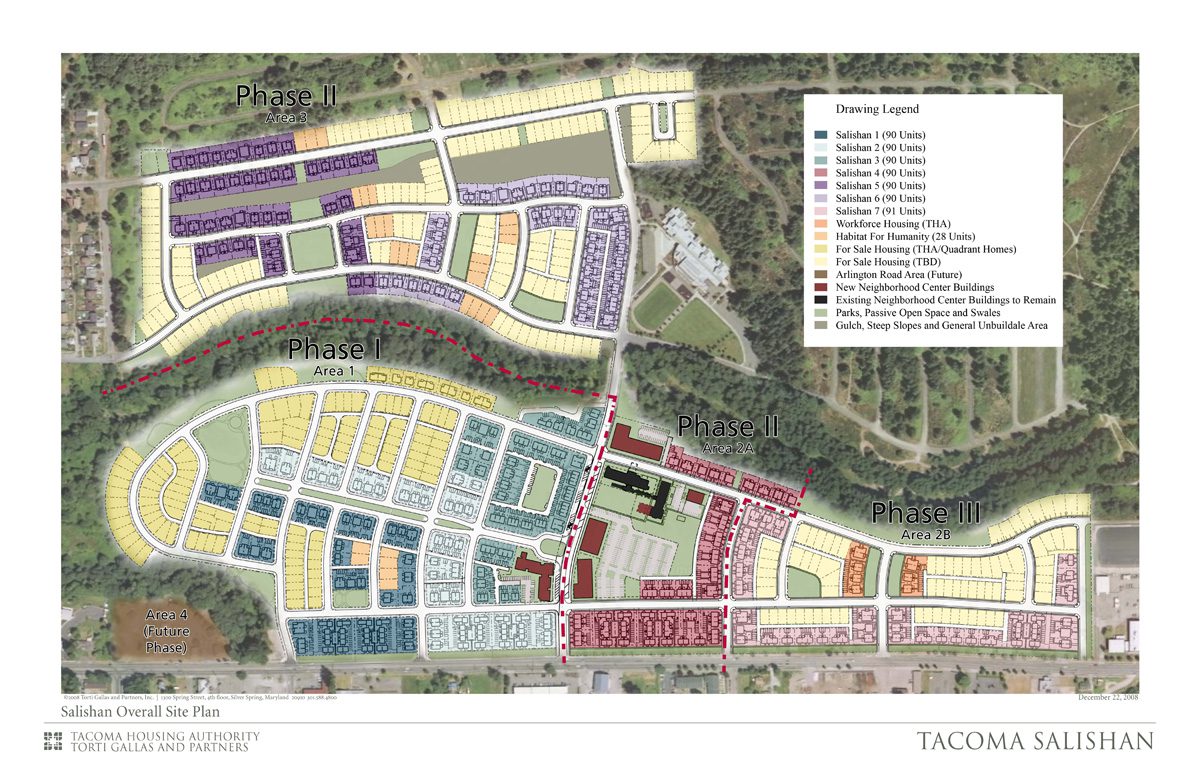 Salishan Construction Phasing & Site Plan Housing Authority