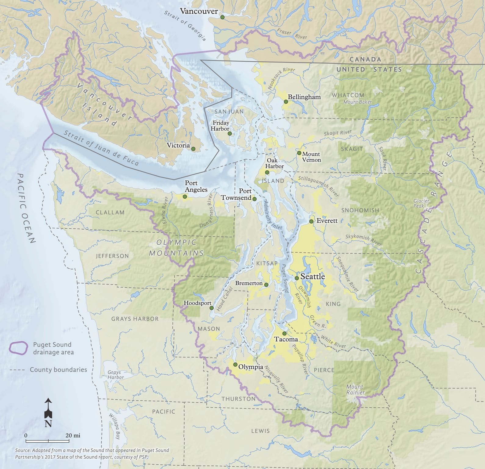 The Maps Puget Sound & The Tribes of the Salish Sea Public