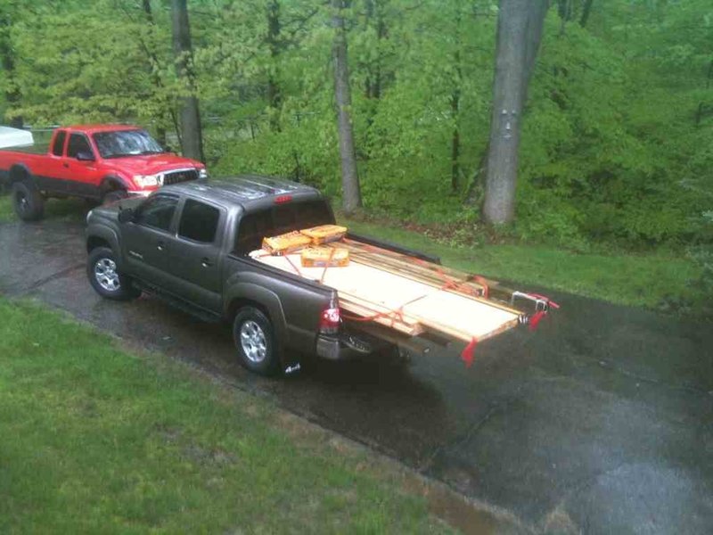 How will my truck handle with plywood in the bed? World