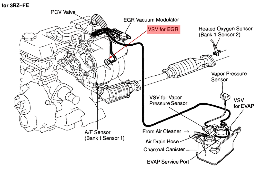 1999 Tacoma 2.7L 4x4 EGR Problem | Tacoma World