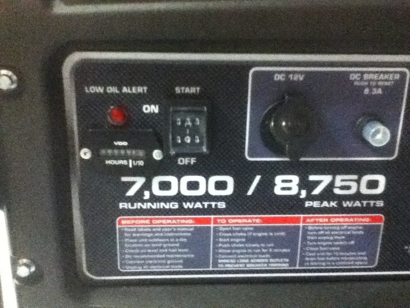 HF Predator 8750 generator | Tacoma World