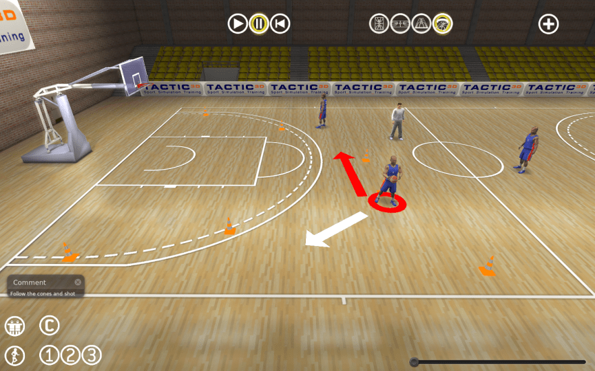 Application Tactic3D Viewer Basketball