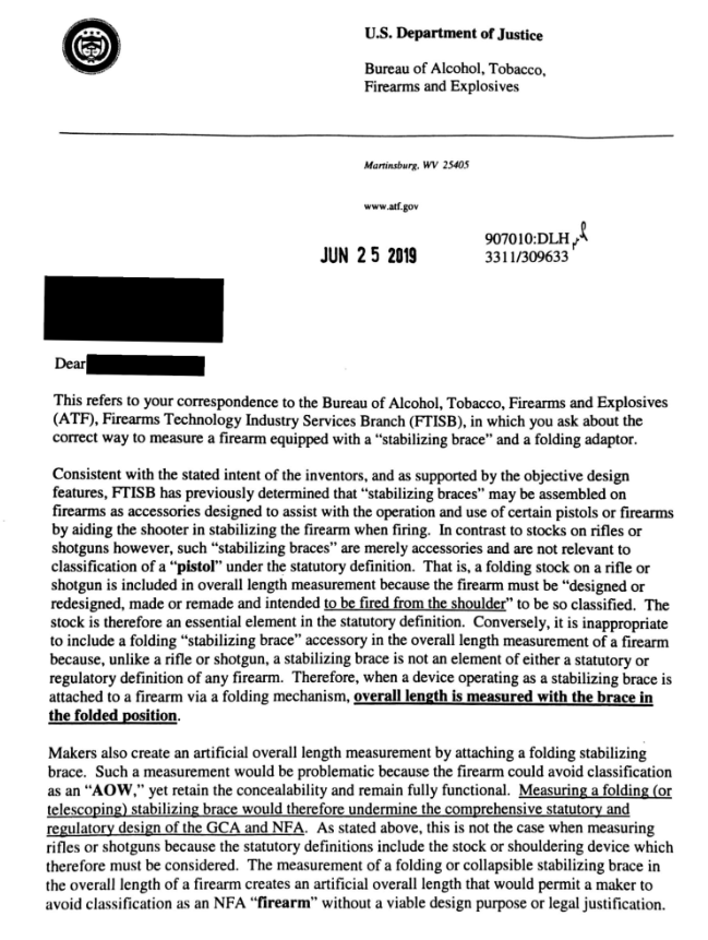 atf letter ar pistol vertical grip