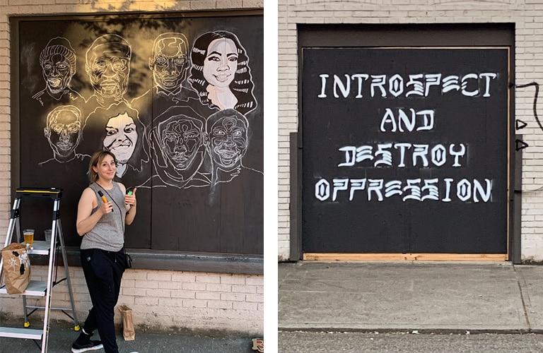 BLM Murals Tactics Portland