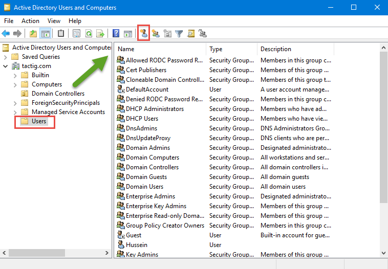How to Create Users and Computers in Server 2016? Tactig