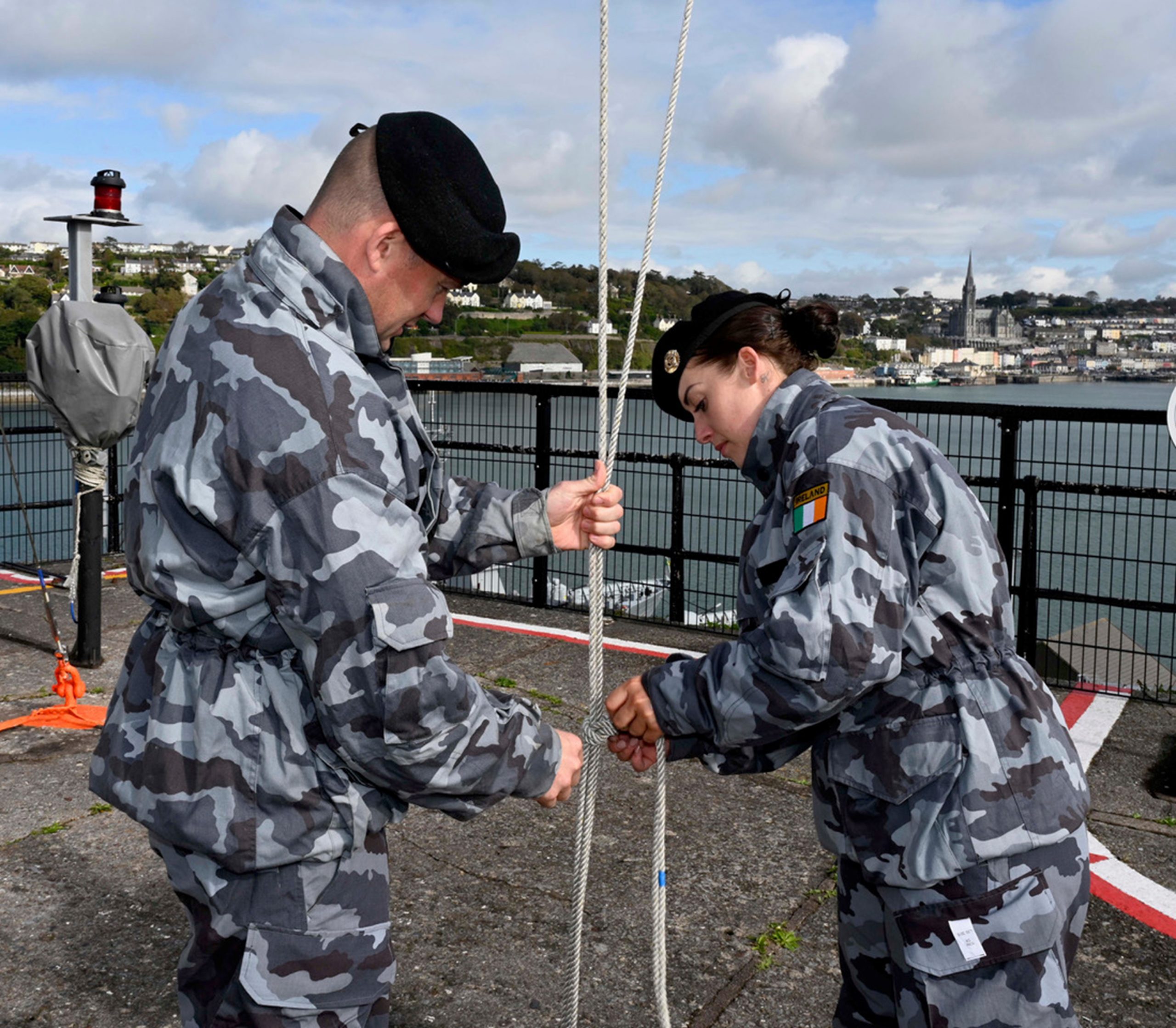 High performance military uniforms for Irish Naval Forces