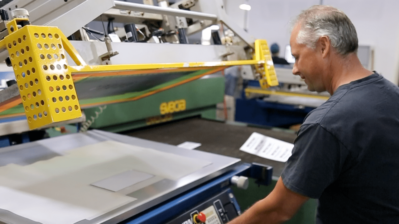 Industrial Screen Printing Capabilities Labels & Tags TLP