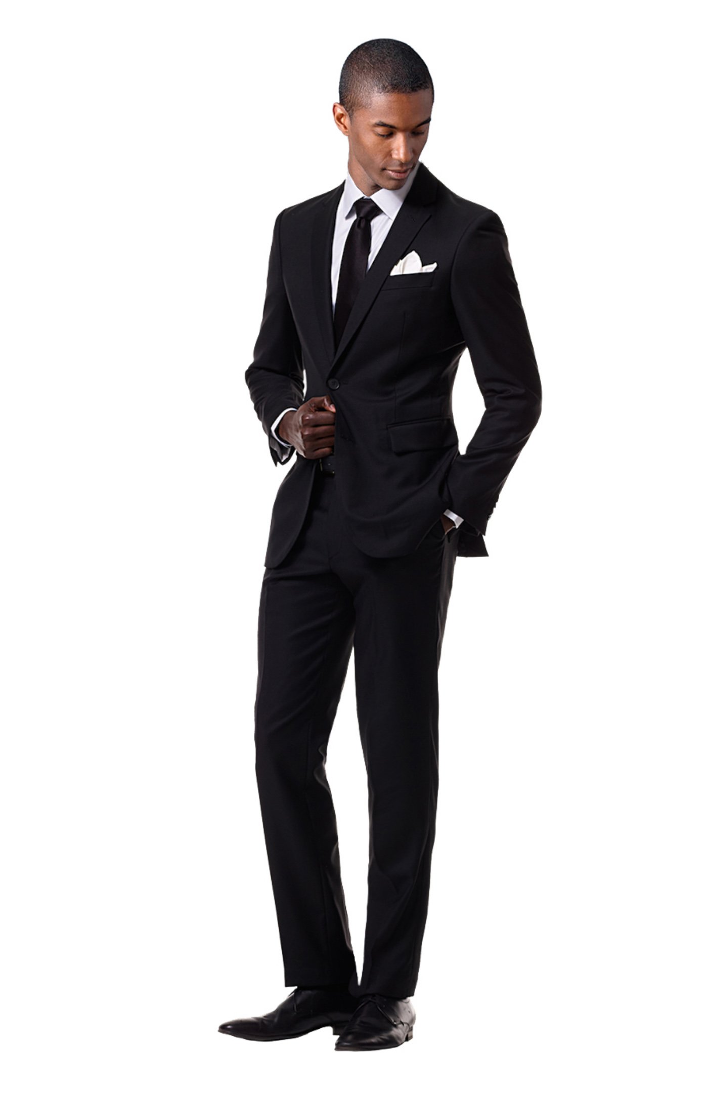 Black Wool Suit Tailored Suit Paris