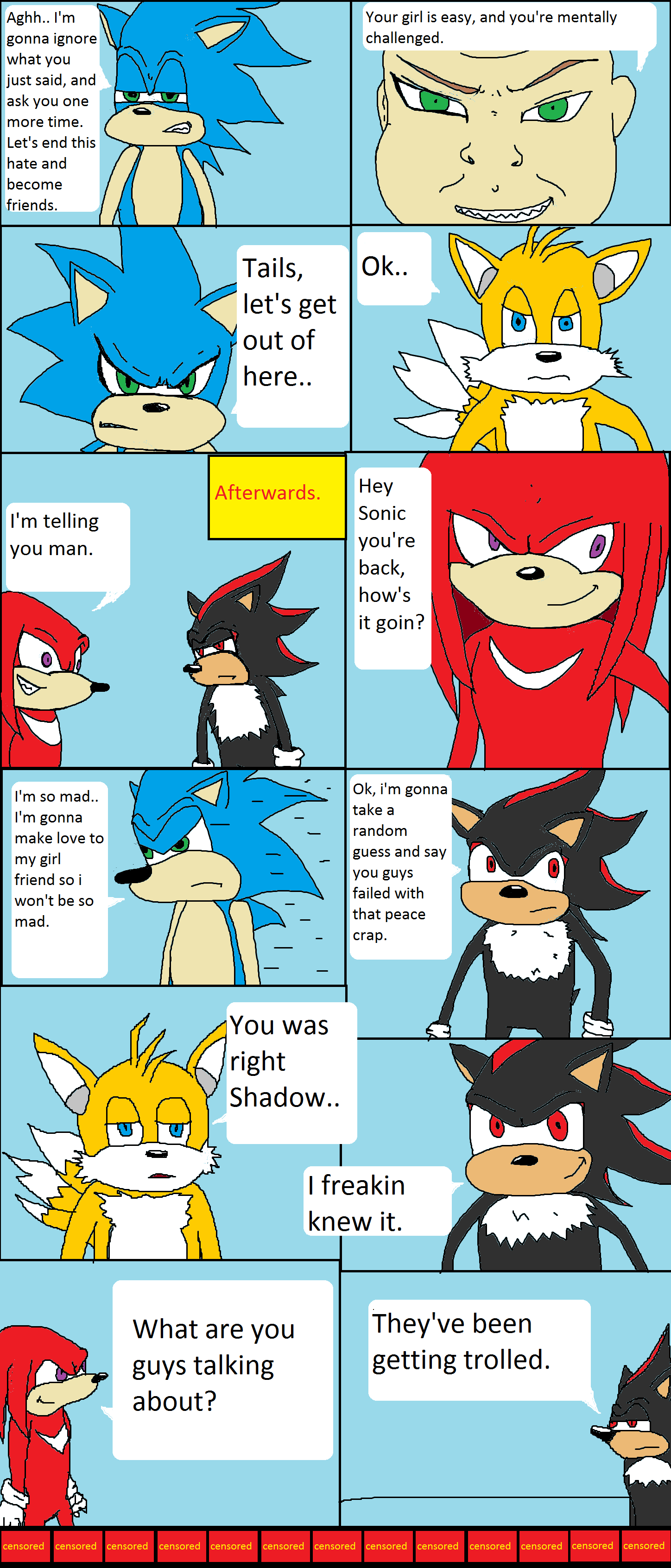 Tails Gets Trolled Censored