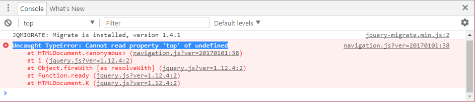 Uncaught TypeError Cannot read property &#039,top&#039, of... TaisaDesigner