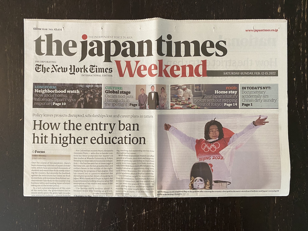 Japan Times Weekend 購読 Takashim Diary