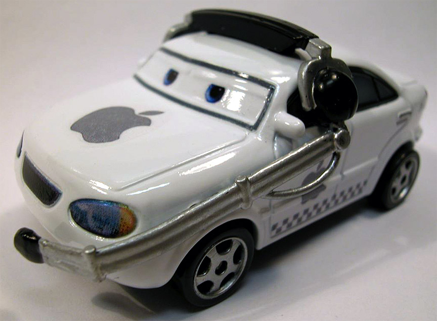 Mattel Disney Pixar Diecast CARS The Apple Customs Take Five a Day