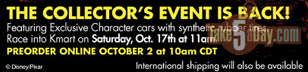 kmart collector day 2023 Take Five a Day » Blog Archive » Kmart CARS Collectors Day 3 PreSale