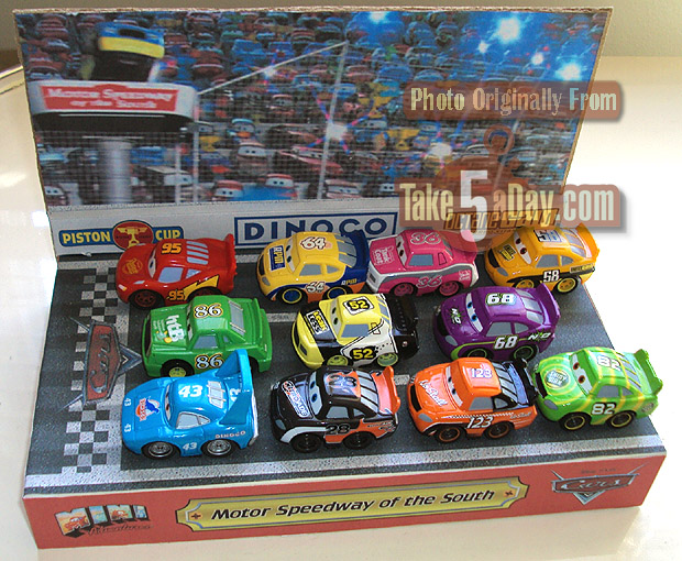 Mattel Disney Pixar Diecast CARS Mini Speedway of the South Custom